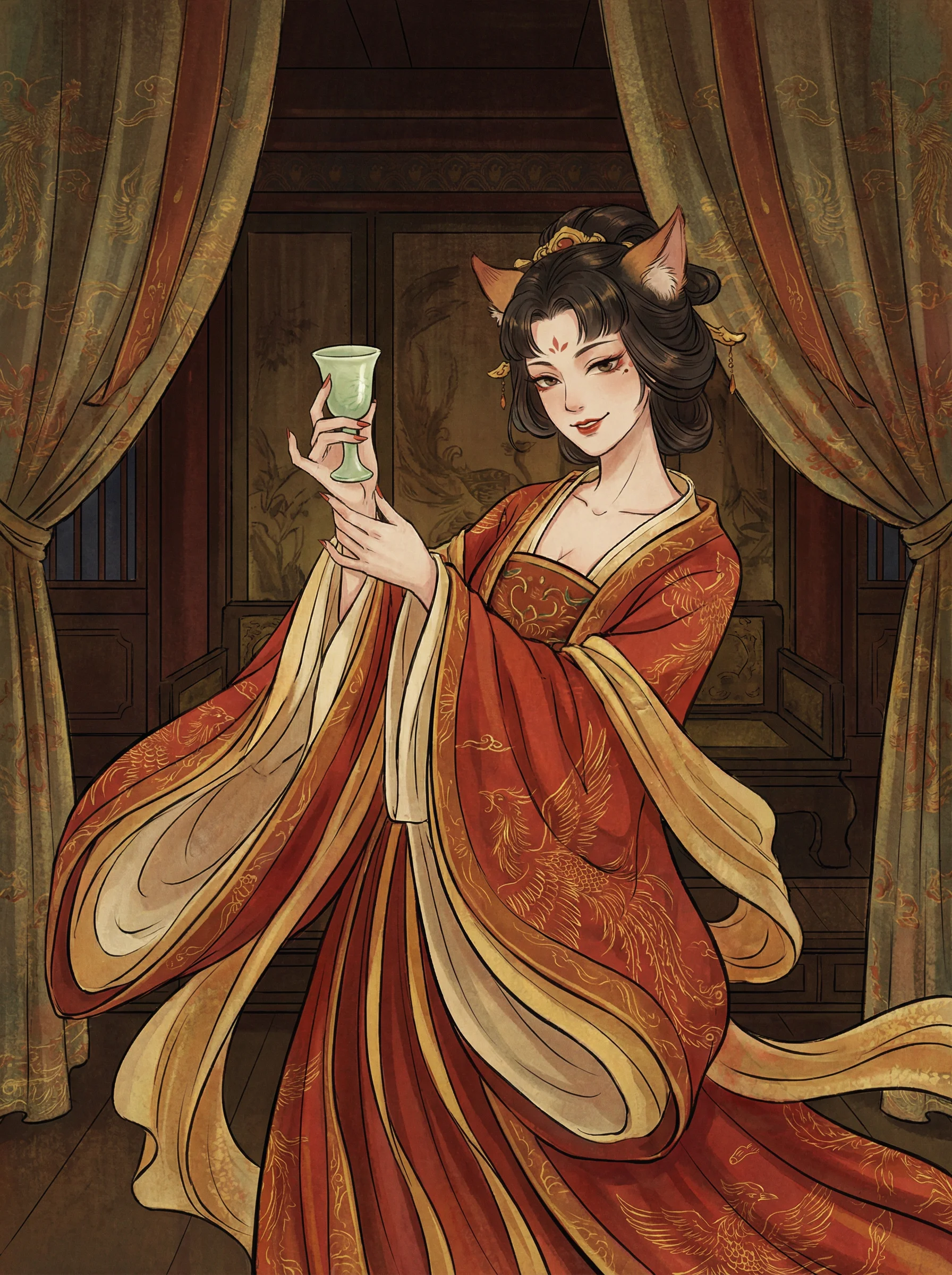 妲己 - 安梦雅老陈的故事心花 封神榜截教动漫角色